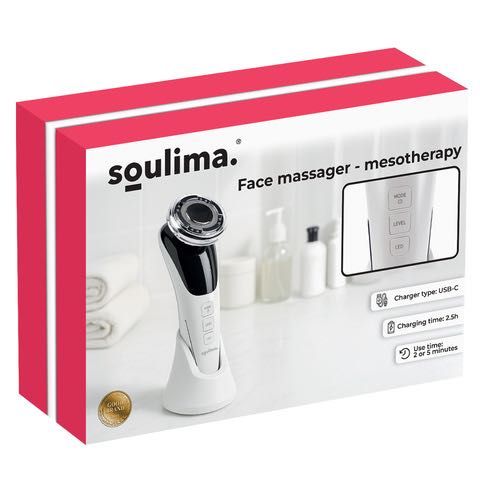 SOULIMA Massajador Facial 5 em 1 – Mesoterapia Sem Agulhas