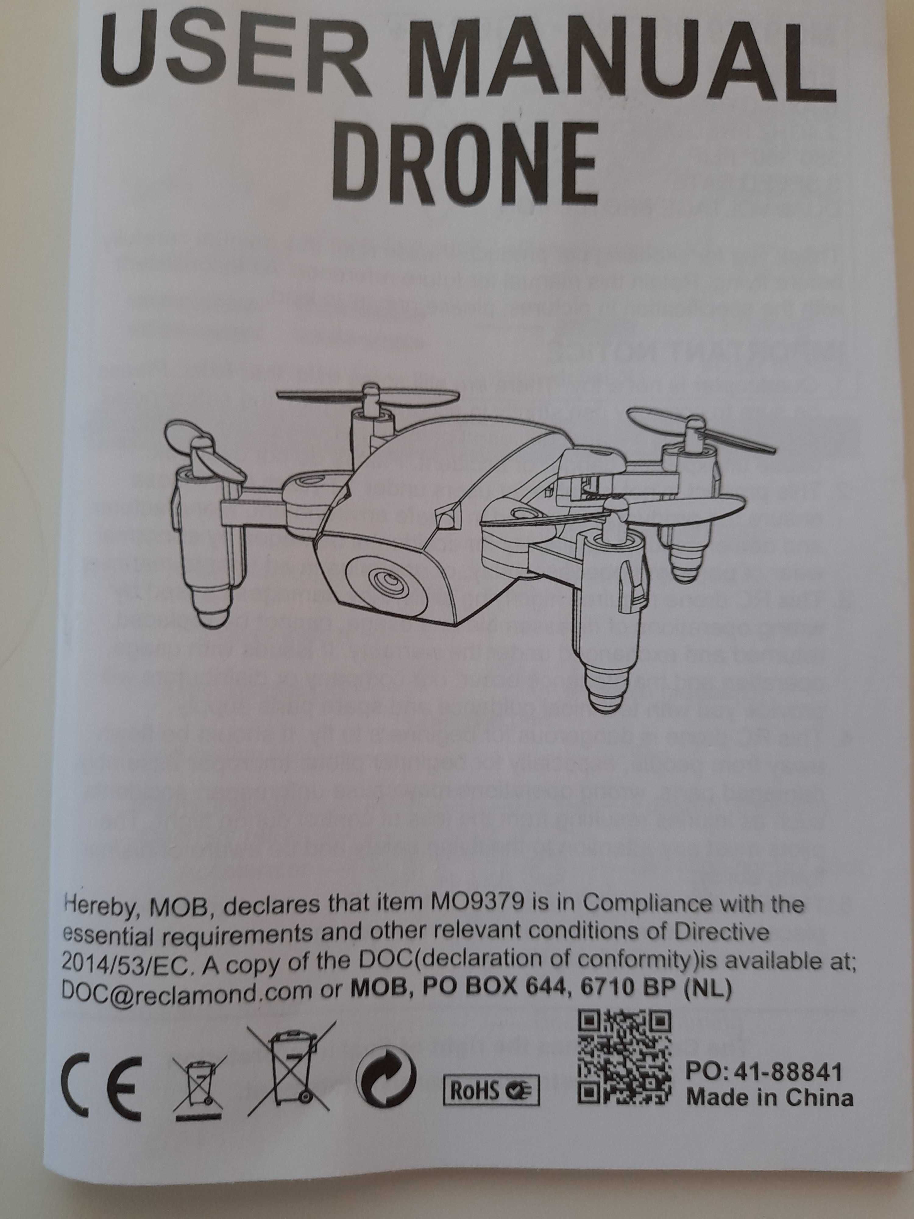 Mini drone branco