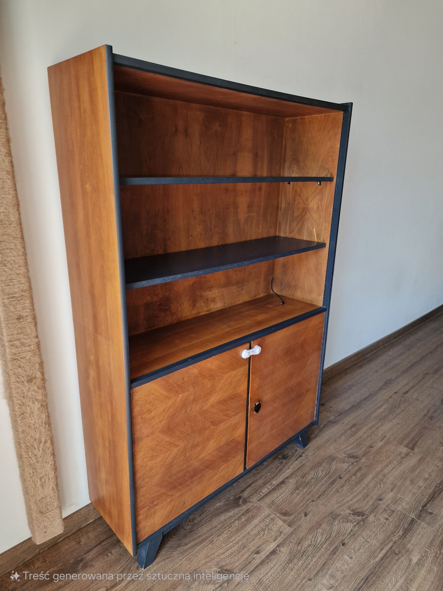 Szafka biblioteczka regal prl vintage retro