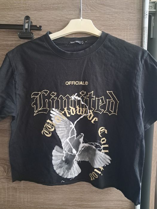 Szare szerokie spodnie damskie Sinsay (mała wada)