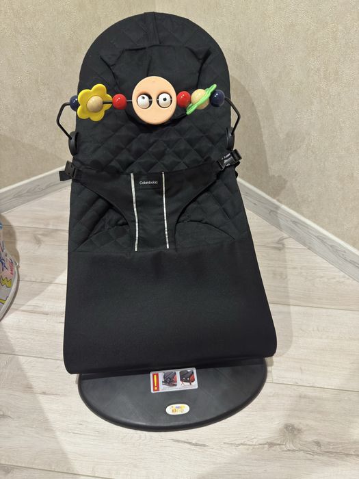 Дитячий шезлонг-гойдалка Colombokid чорний