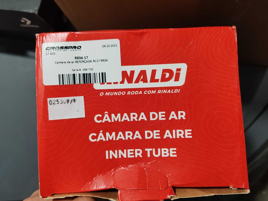 (NOVA) Câmara de Ar Reforçada Rinaldi 17'' 4mm