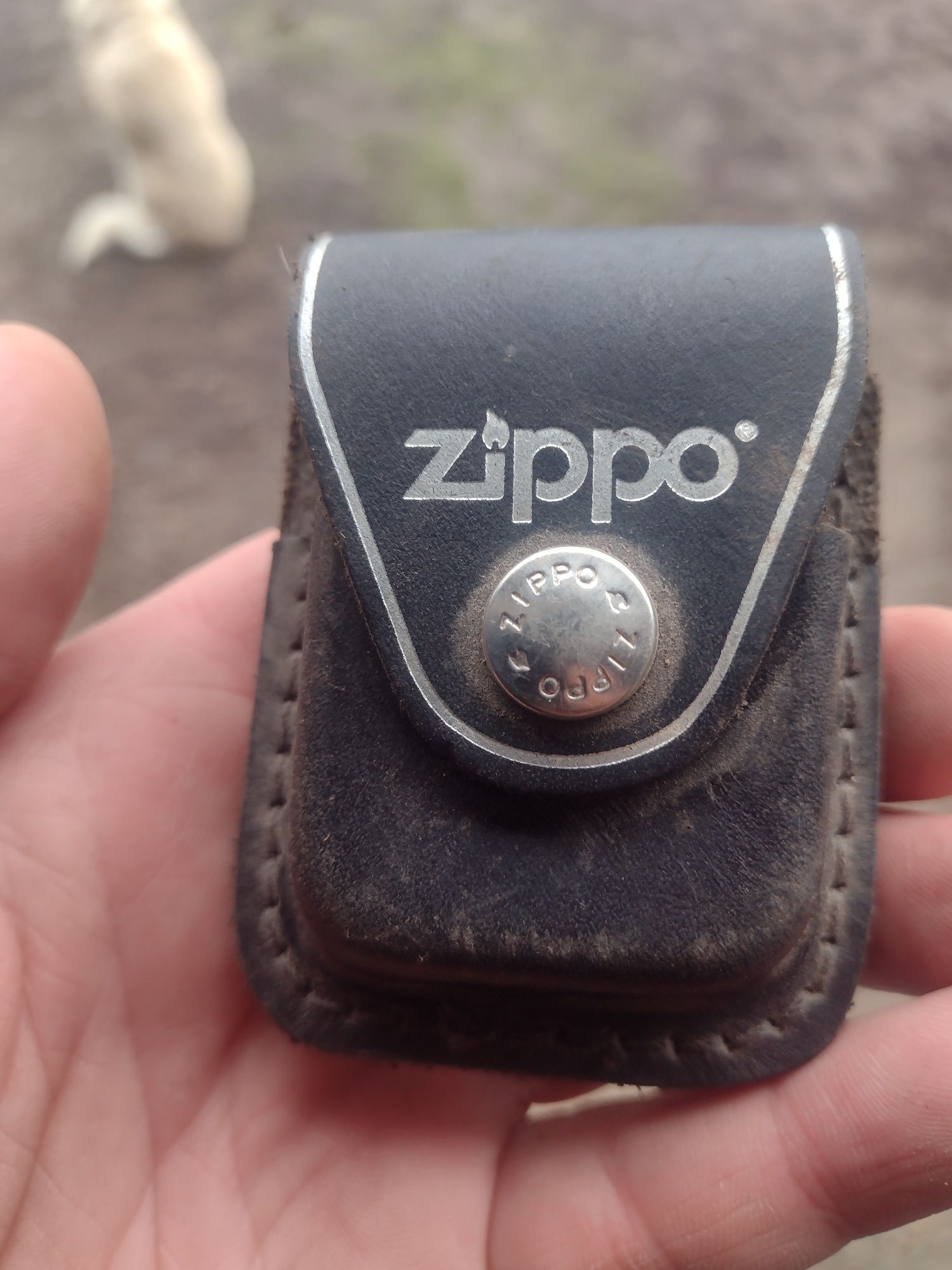 Кожаний оригінальний чохол до зажигалки zippo