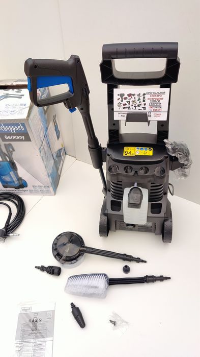 НОВ мойка сГерман Scheppach HCE 2600/180 BAR/2400W/мийка високого тиск