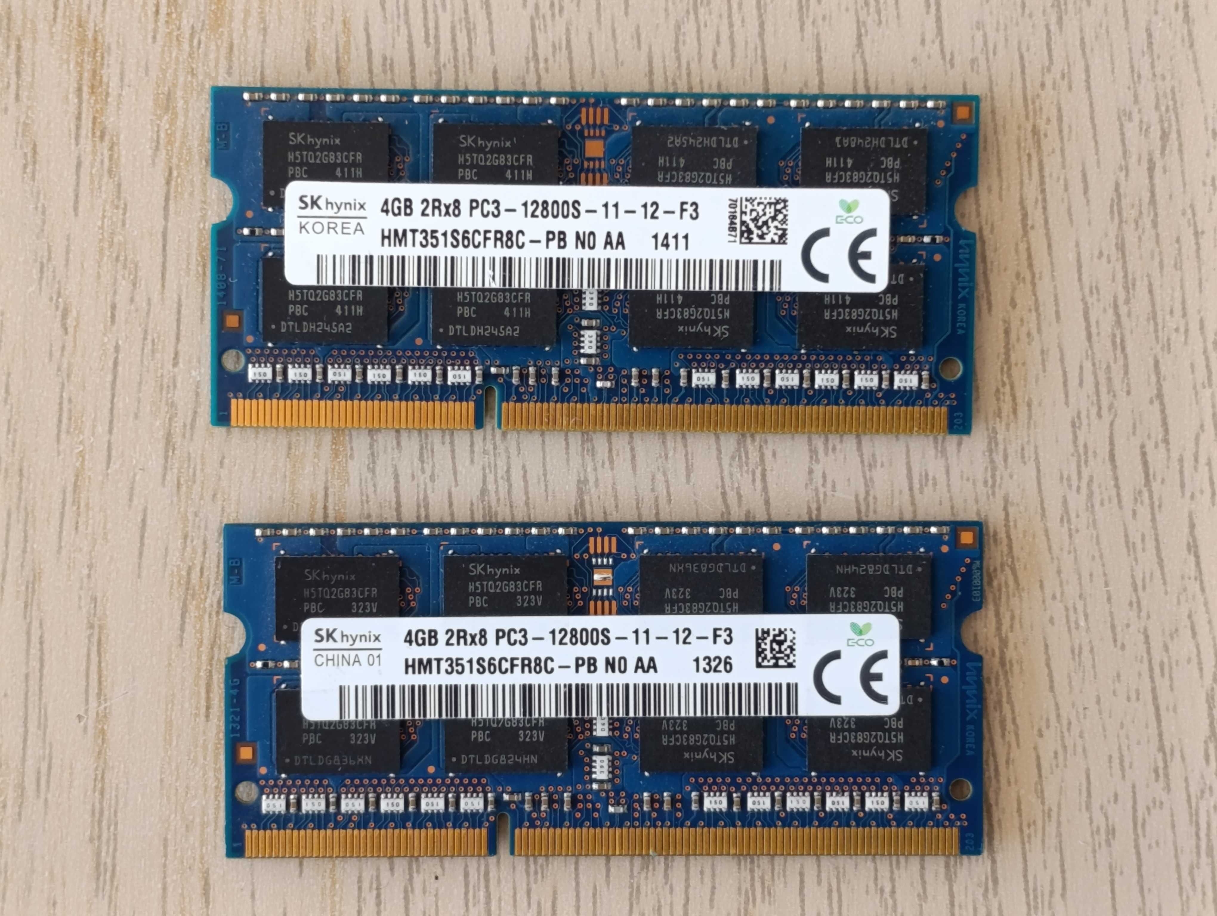 2 szt. pamięci RAM DDR3 4GB HMT351S6CFR8C-PB [K24]