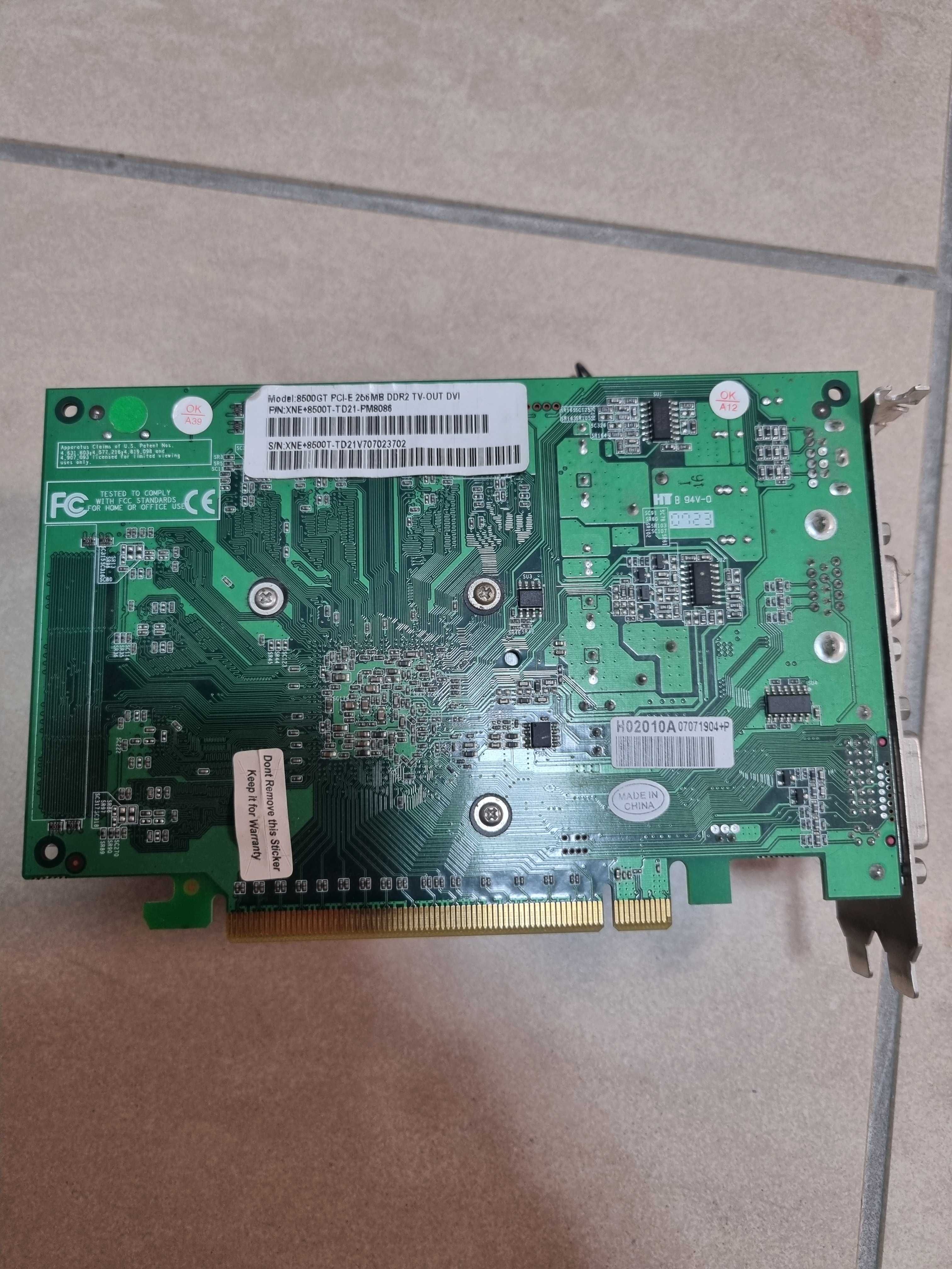 Karta GeForce 8500 GT 256MB 8500GT PCI-E 256MB DDR2