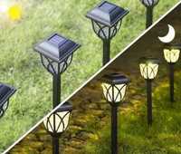 Lampka solarna LED - czujnik zmierzchu -oświetlenie chodnika- 6szt