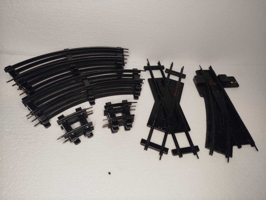 Tory zwrotnica rozjazd do bardzo starej kolejki szer toru 4cm