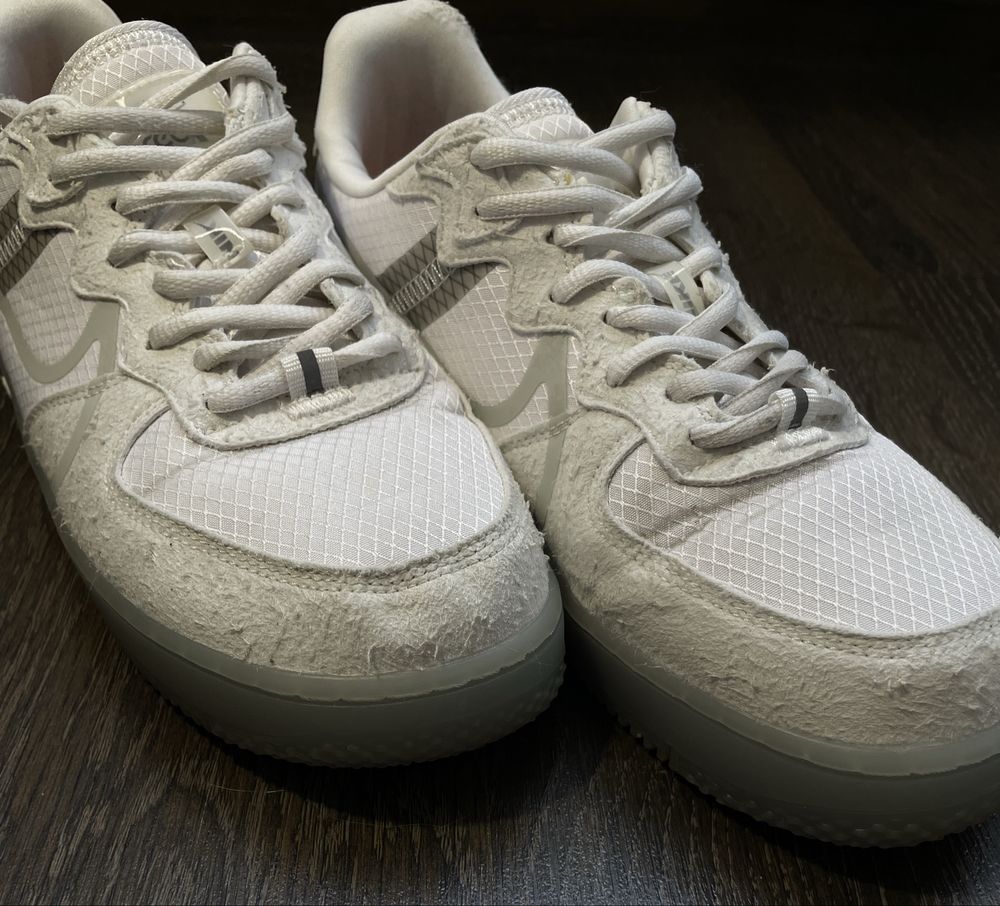 Nike Air Force x React White Silver 41р