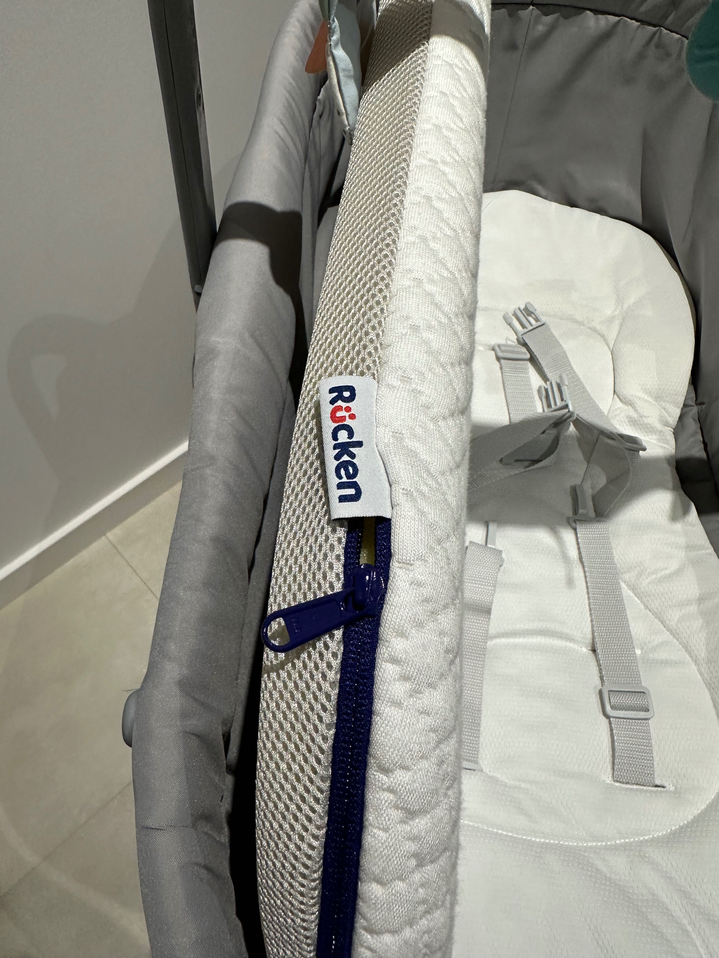 Chicco baby hug 4w1 kołyska leżaczek szary + materac rucken GWARANCJA