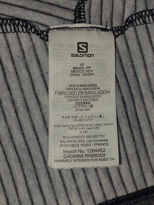 Кофта SALOMON трекинговая XS