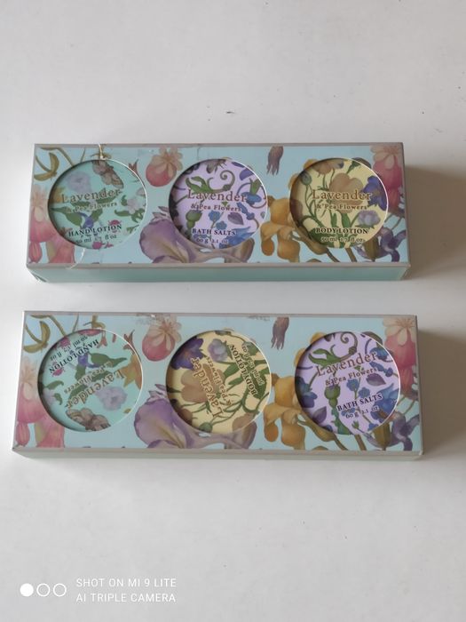 Набор подарочный косметический женский крем/рук тела соль для ванны