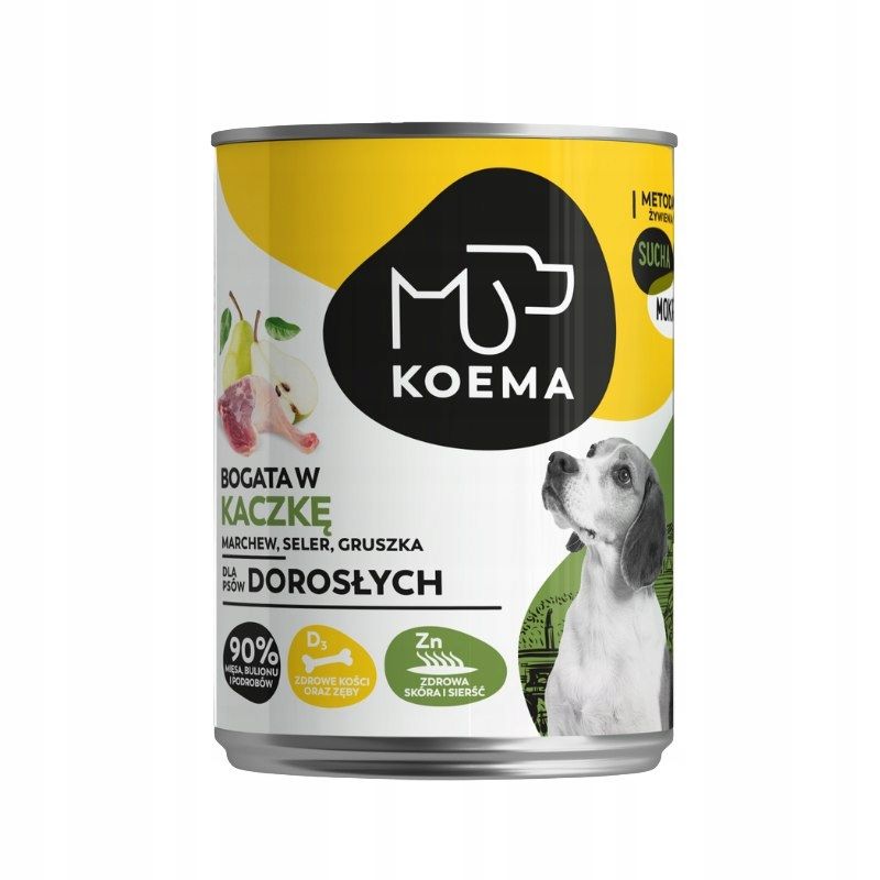 Koema karma mokra 90% mięsa, kaczka 400 g