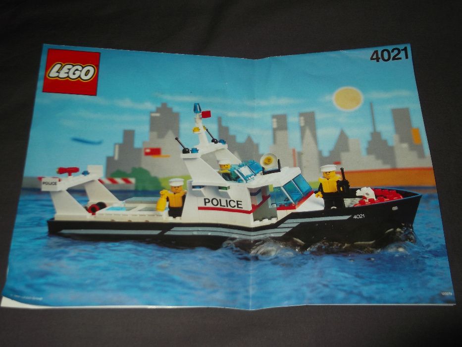 Barco patrulha da policia da Lego com upgrades!