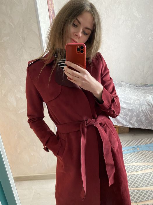 Продам тренч із замші