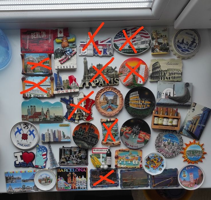 Магніти на холодильник колекція світу магнитики магниты