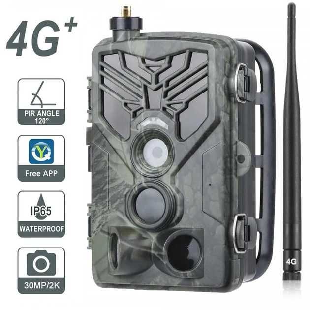 4G Фотоловушка, охотничья камера Suntek HC 810 LTE-PLUS, 30 Мп,SMS,MMS