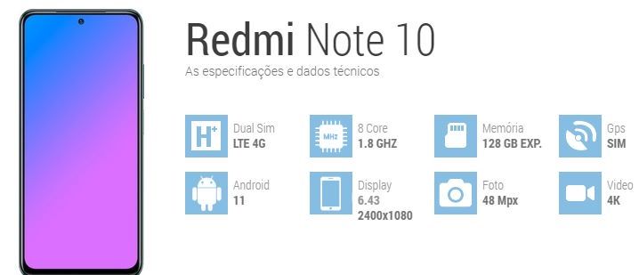 Troco Redmi 10 128Gb