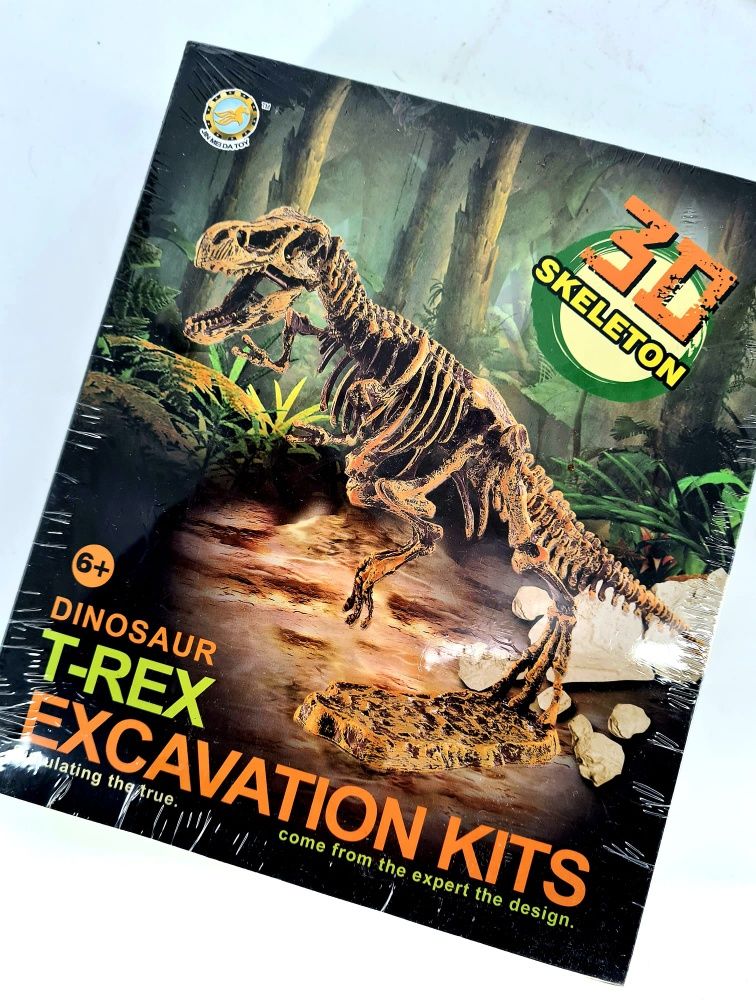 Kreatywny zestaw Wykopaliska Szkielet Dinozaur T-rex nowe zabawki