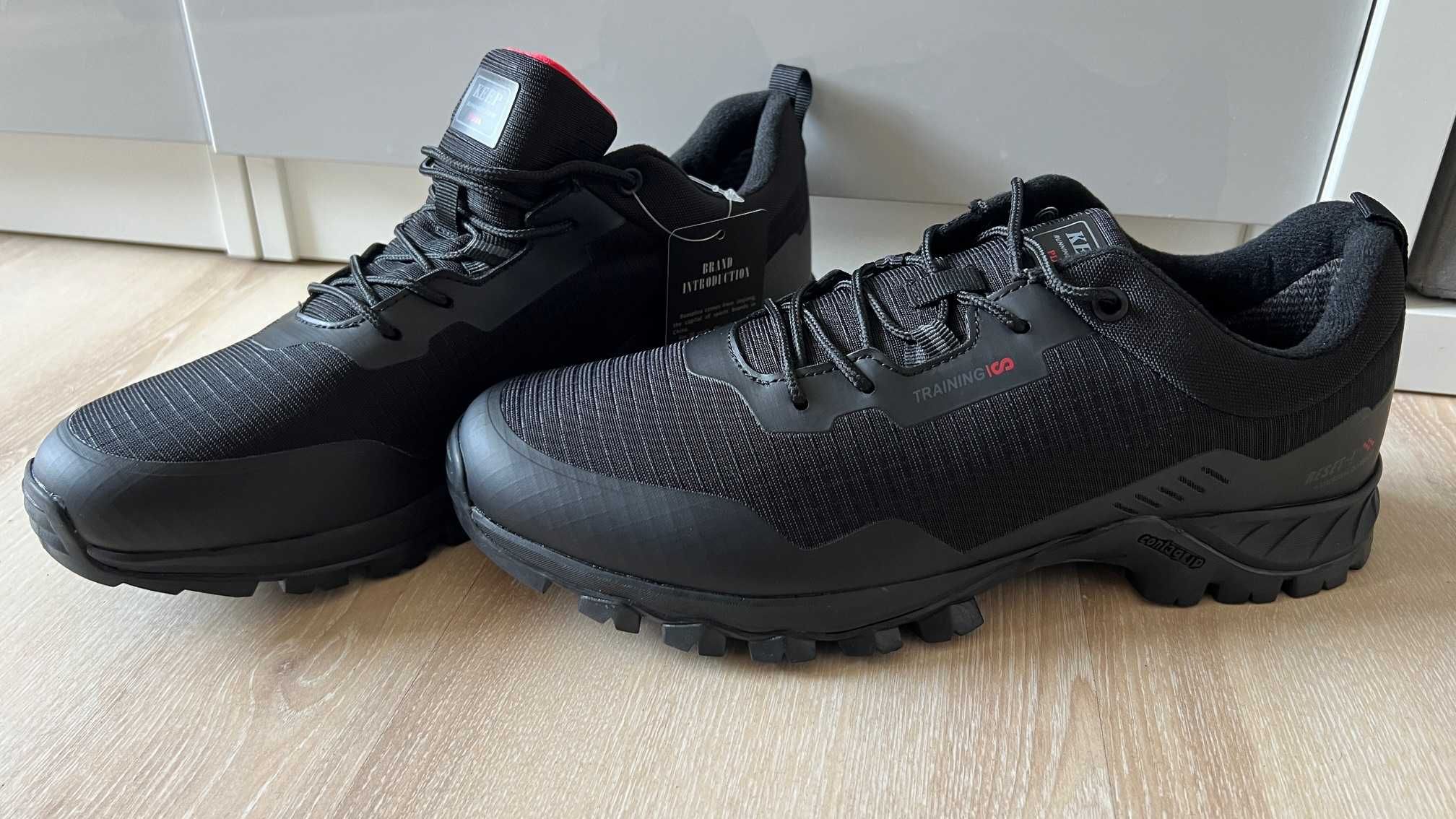 Buty sportowe czarne trekkingowe męskie rozm. 43 nowe okazja