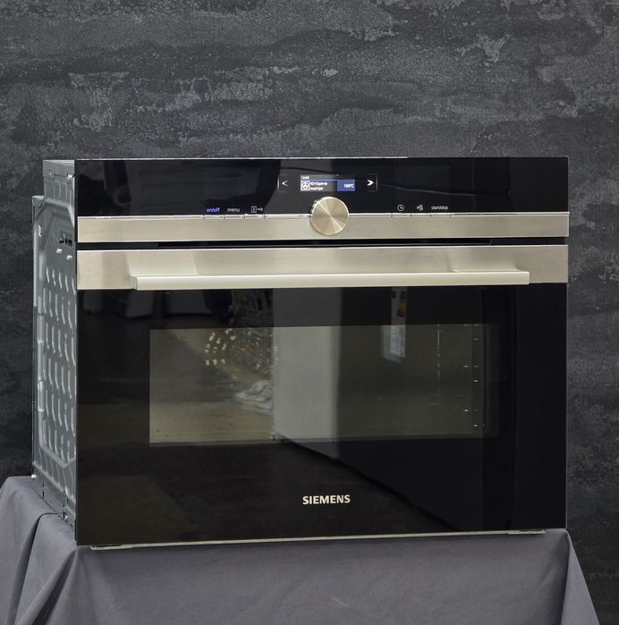 Духова шафа Siemens iq700 45см Укр.мова Топ.стан Гарантія