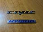 Шильдик значок hybrid от Hinda civic эмблема