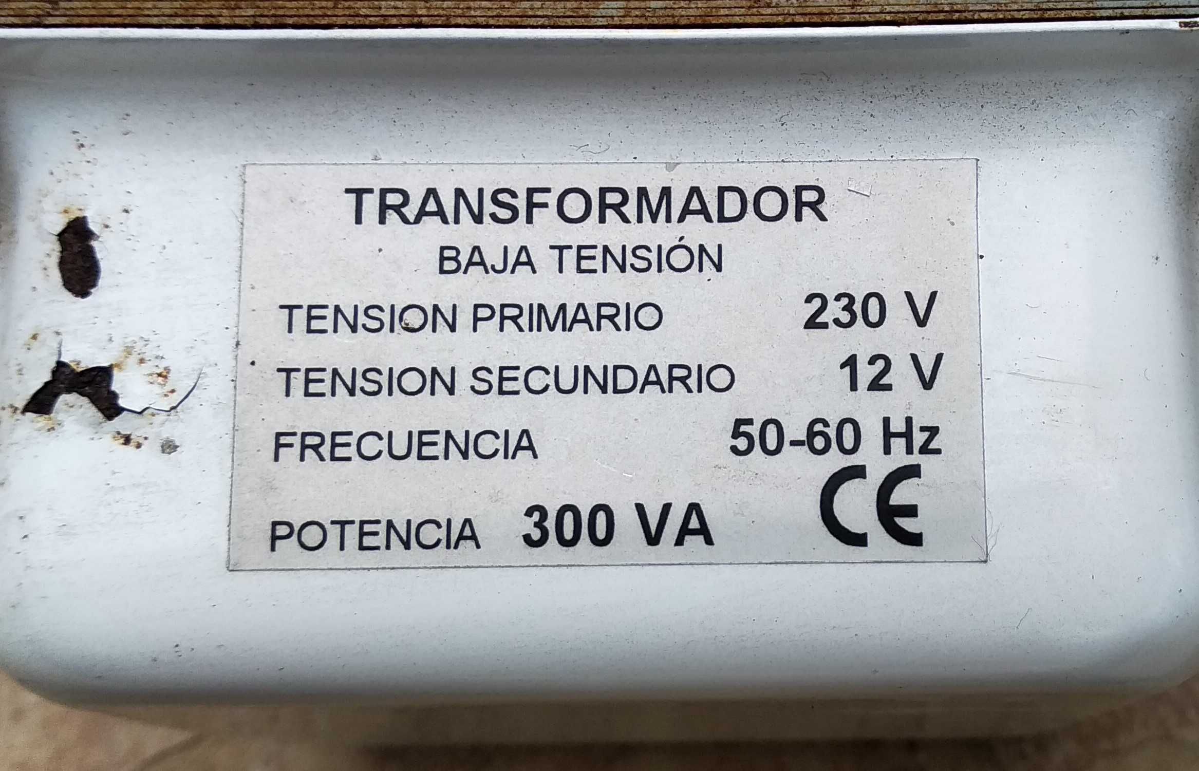 Transformador AC 12V 300VA