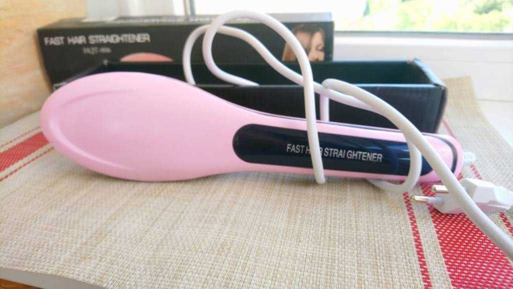 Электрическая расческа - выпрямитель волос FAST HAIR STRAIGHTENER