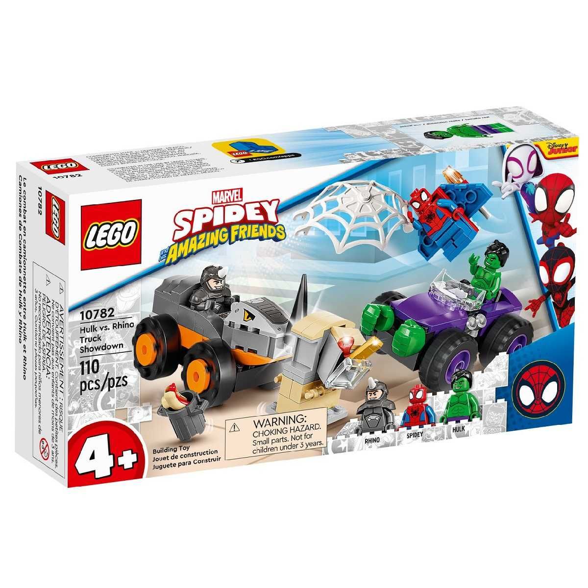 Klocki Lego Spider-man 10782 Hulk kontra Rhino starcie pojazdów