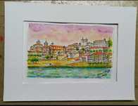 Porto aguarela original