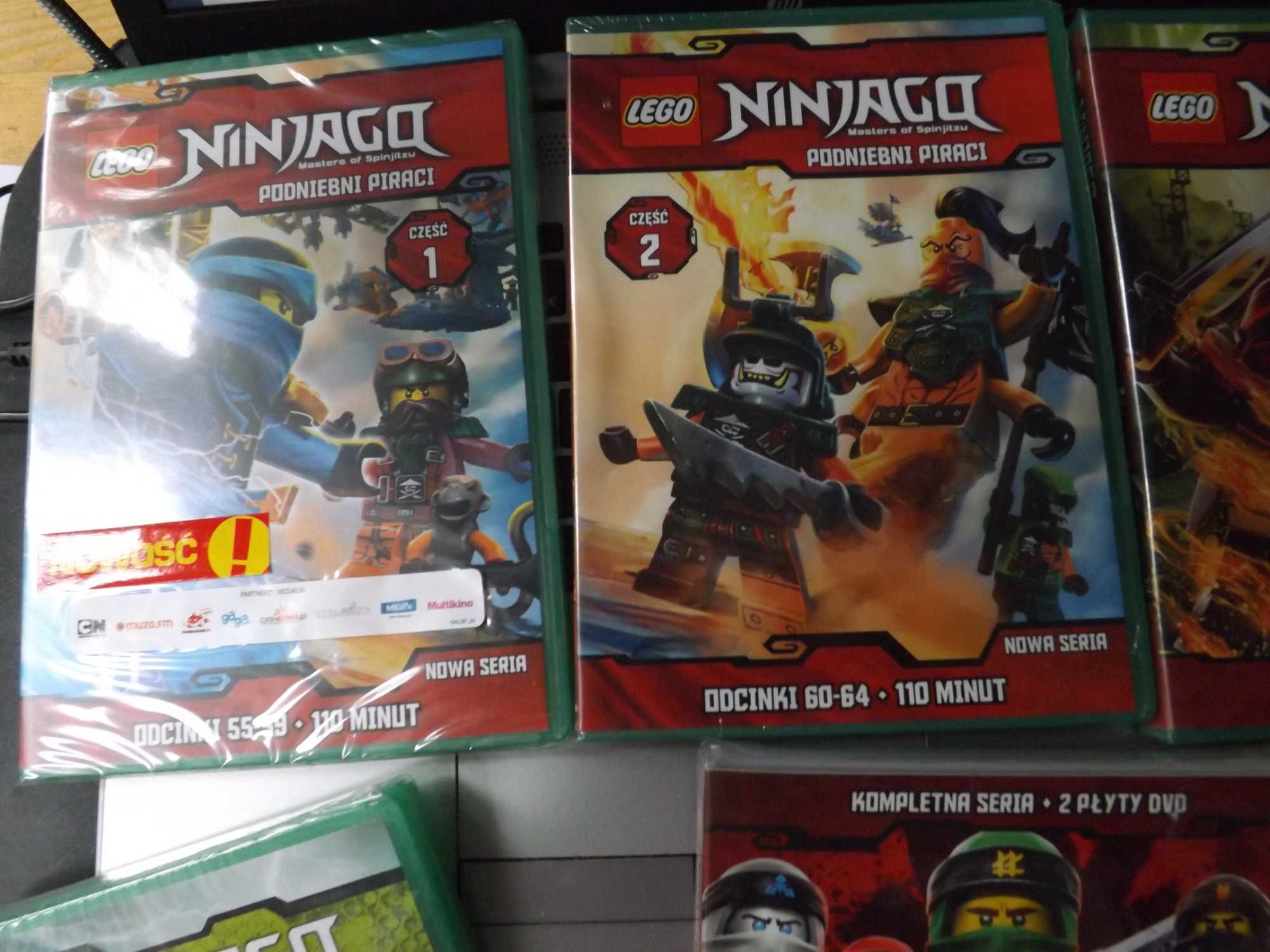 Lego Ninjago, dvd, i inne, tanio bajki, filmy, kolekcja