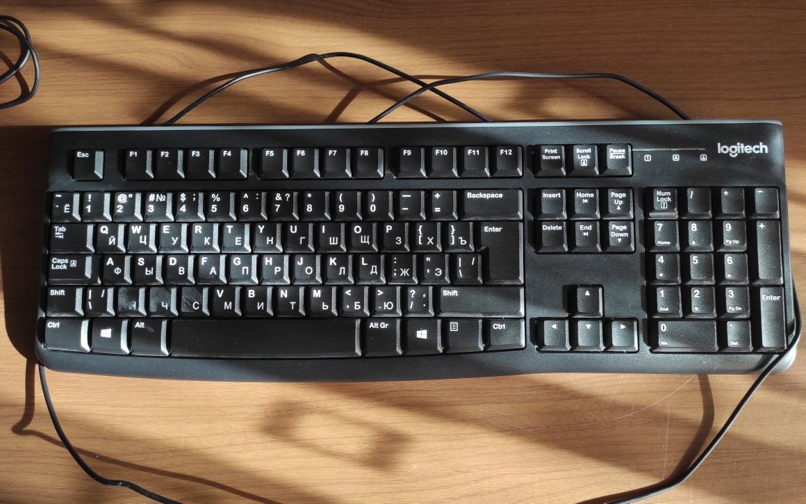 Клавиатура Logitech K120 USB, клавіатура дротова логітеч, клава
