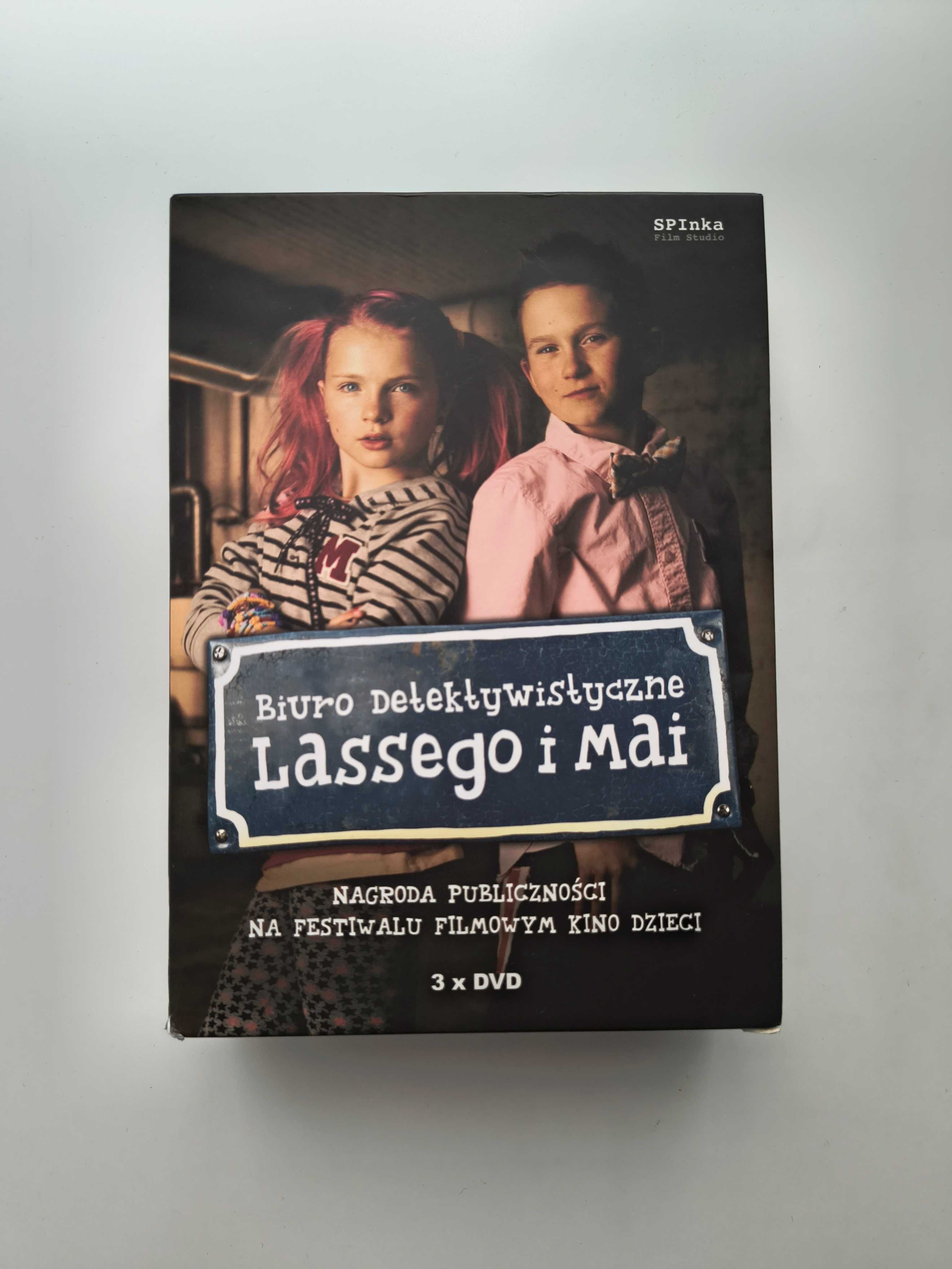 Zestaw 3 płyt dvd biuro Lassego i Mai