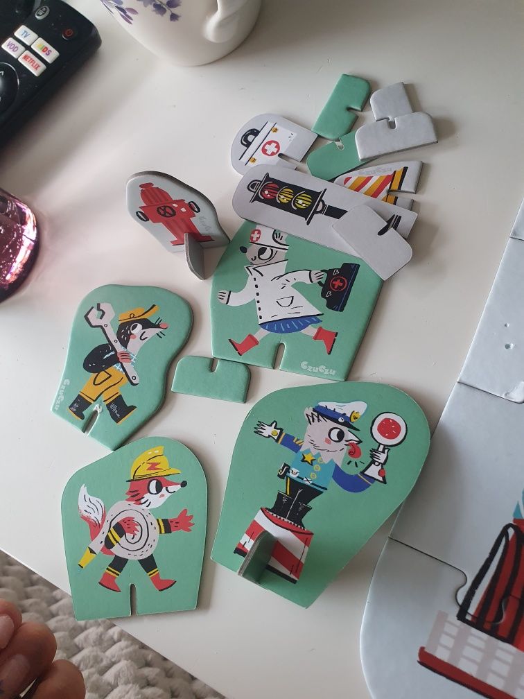 Czuczu puzzle pojazdy w akcji 71 elementów progresywne