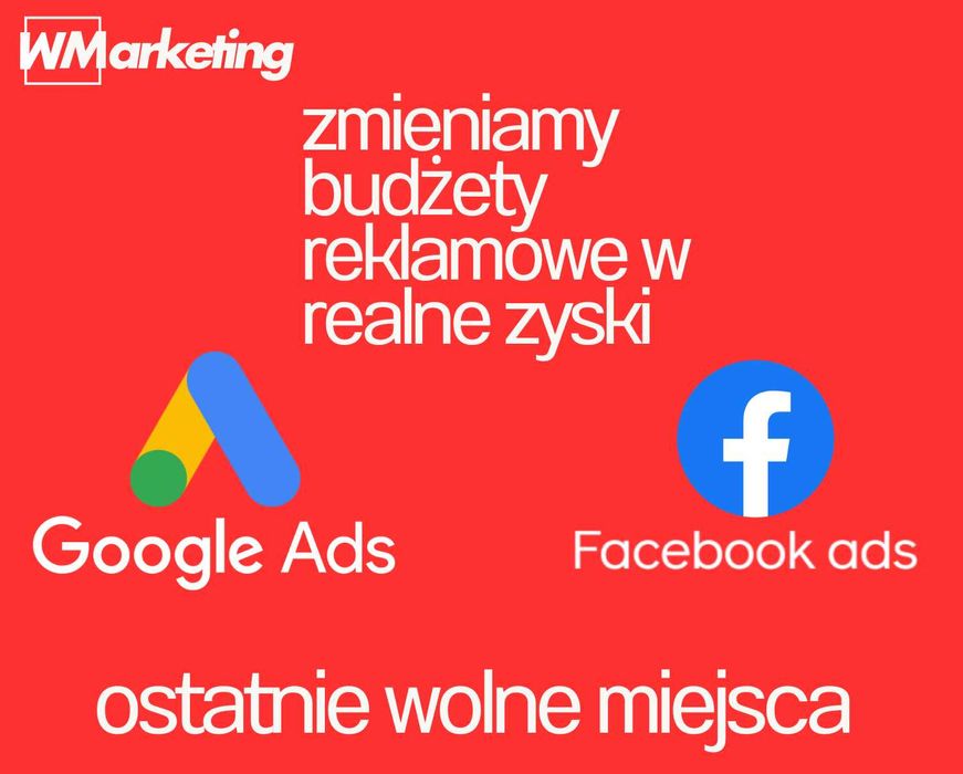 Kompleksowa Reklama: Facebook, Google, Allegro - Sprzedawaj więcej!