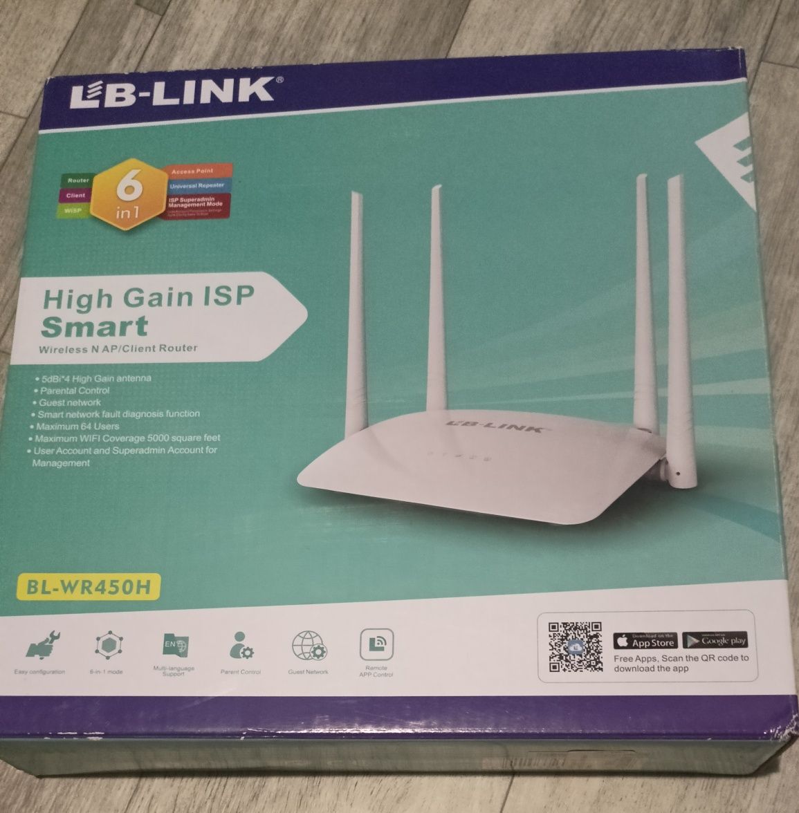 Роутер LB-link BL-WR450H