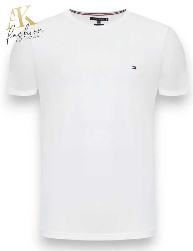 T-shirt Męski Tommy Hilfiger MW0MW10800 Biały r. XXL