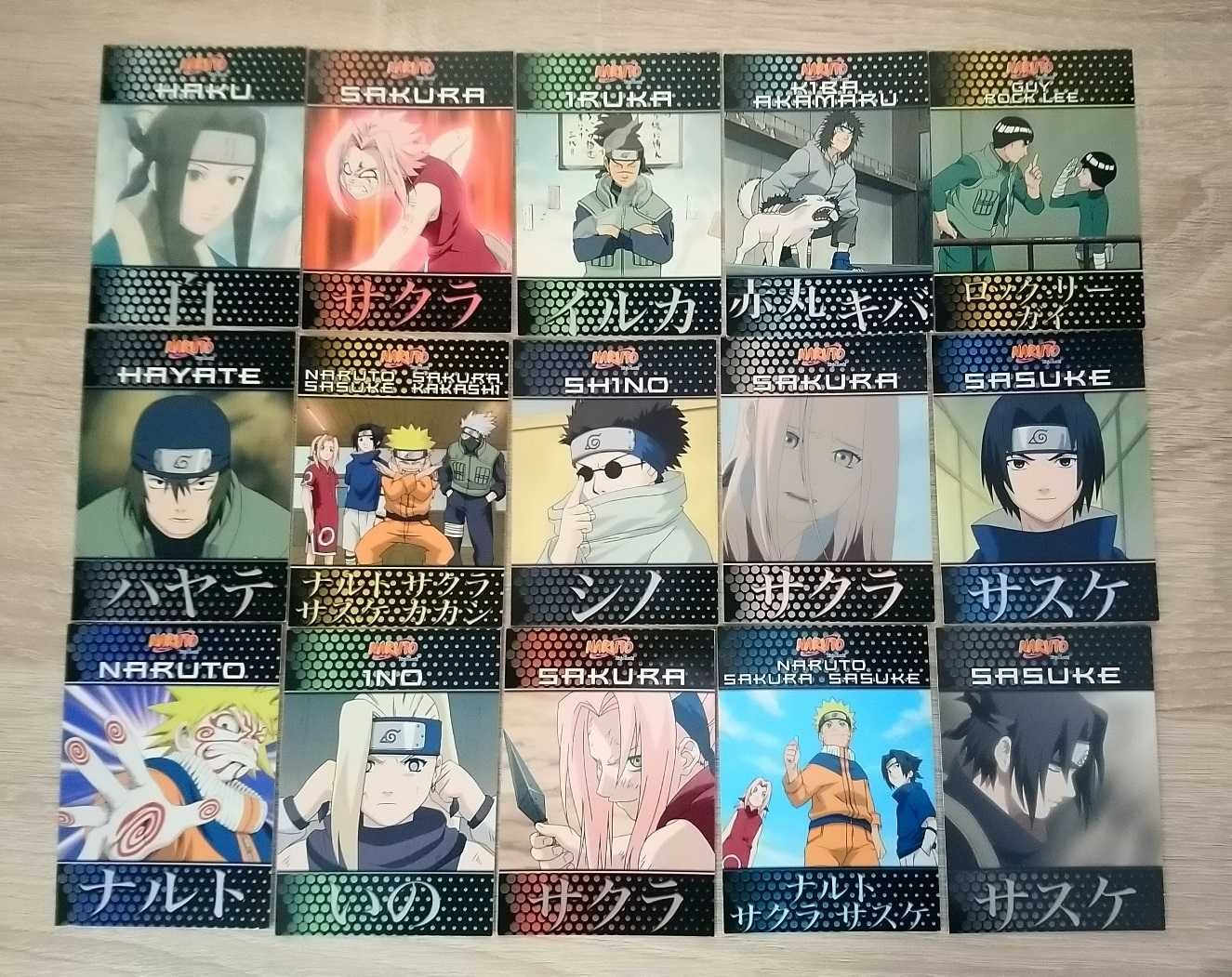 Karty Naruto Panini zestaw 68 kart