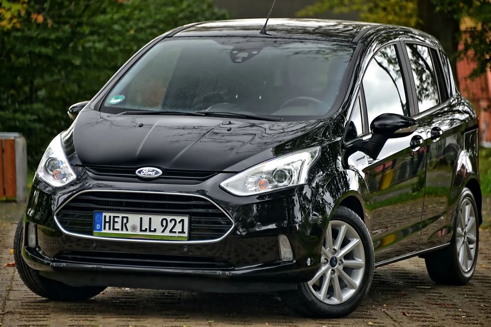 Ford B-MAX 1.0 100KM TITANIUM Klimatronic NAVI Grzane Fotele PDCx2 Tempomat WARTO