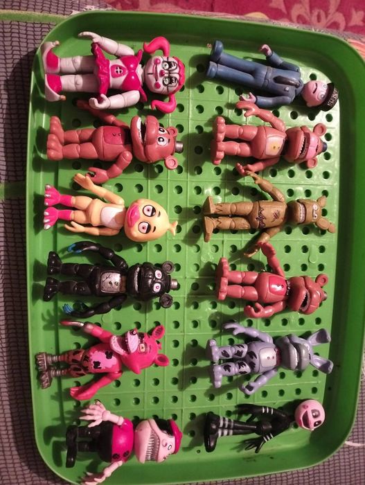 Колекція Аніматроніки Фнаф 12 шт.резинові