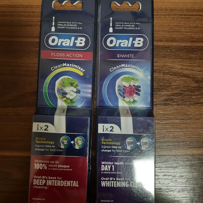 Насадки Oral b Braun по 2 шт для електричних зубних щіток Оригінал!