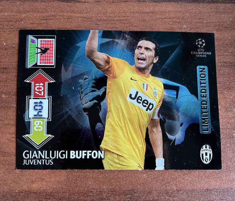 Karta limited edition Gianluigi Buffon uefa champions league 12/13