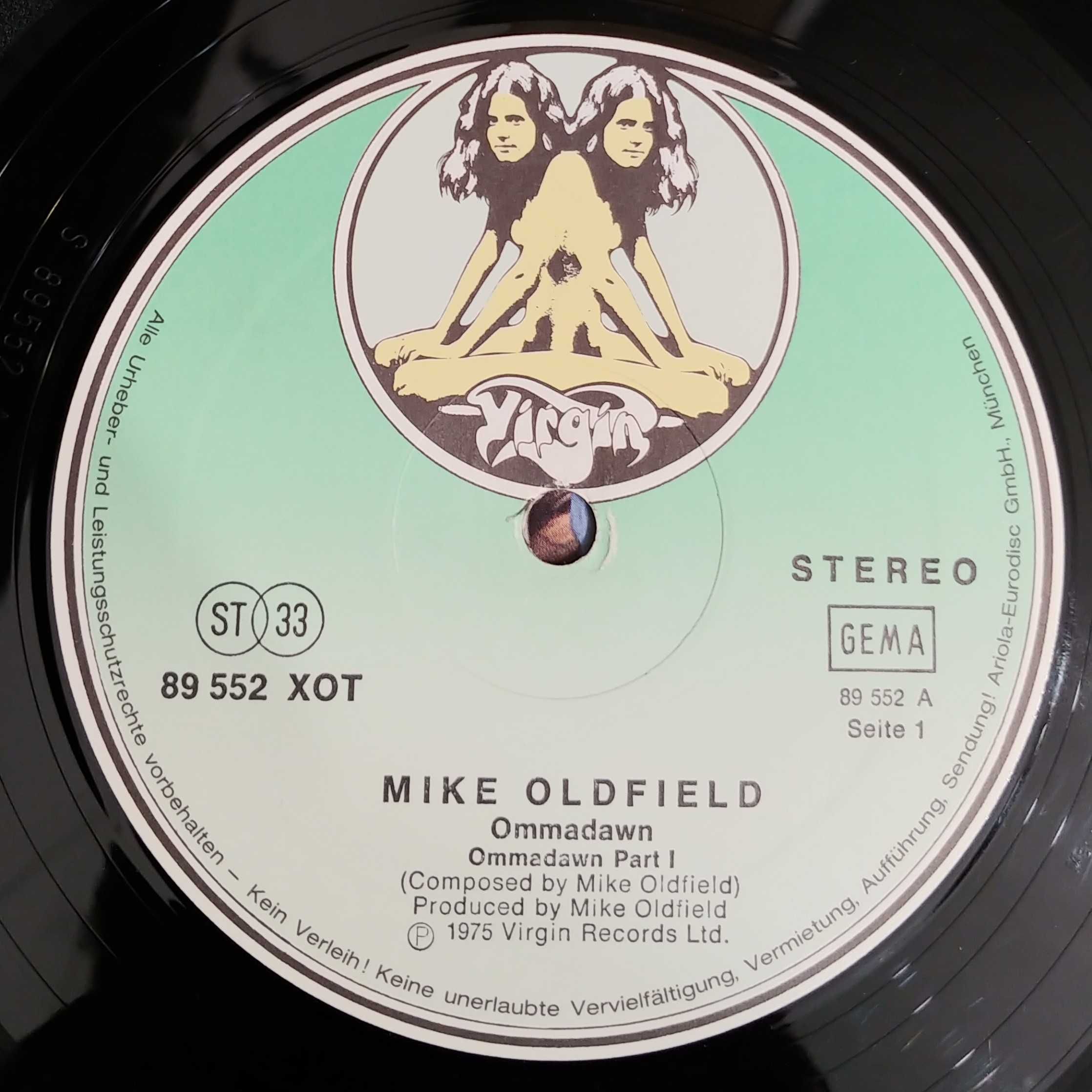 Mike Oldfield płyta winylowa Ommadawn. 1975r . Germany .