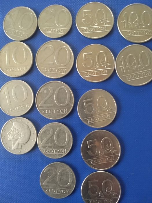 *Monety kolekcjonerskie PRL 10 ,20, 50,100 zł mix