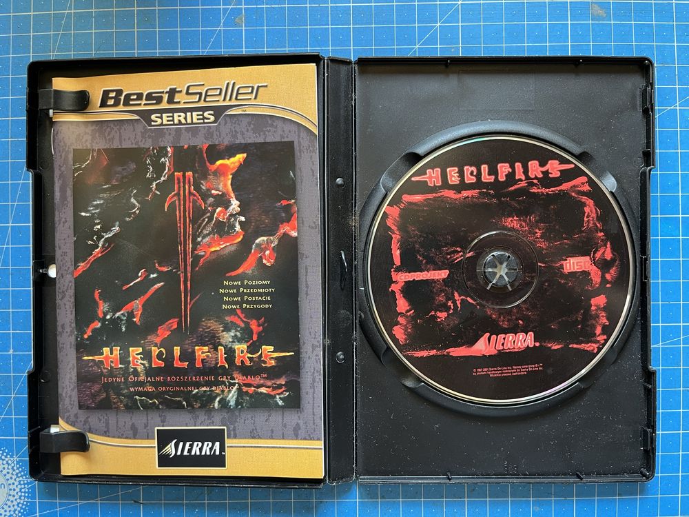 Gra pc Diablo I 1 Hellfire sierra bestseller