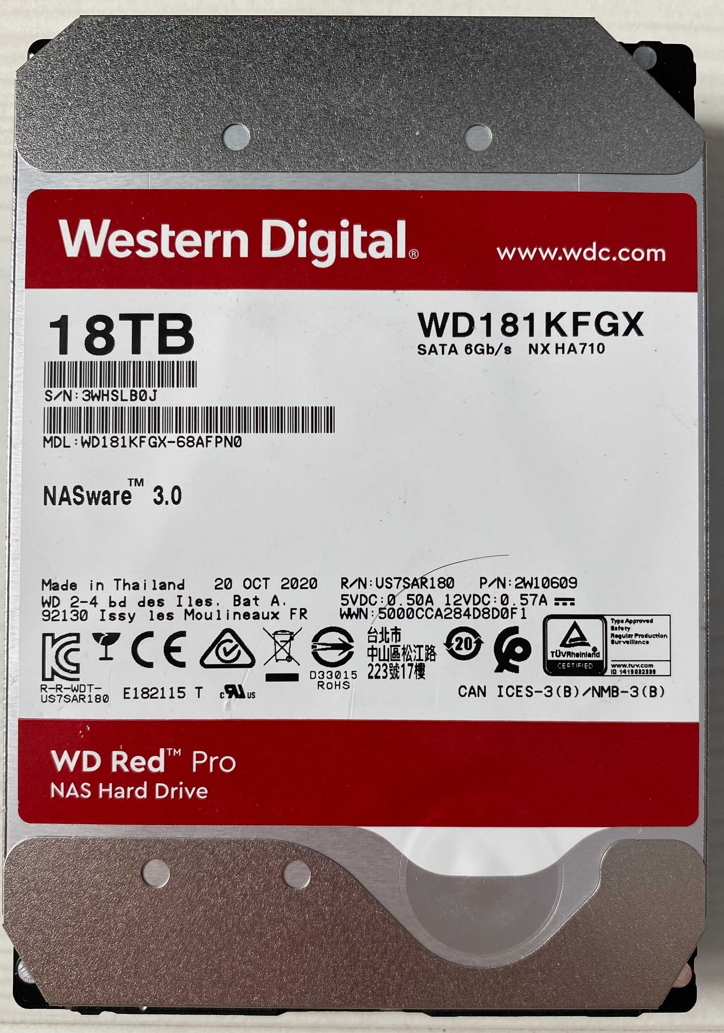 HDD SSD Western Digital WD Purple, Black, Red, Gold