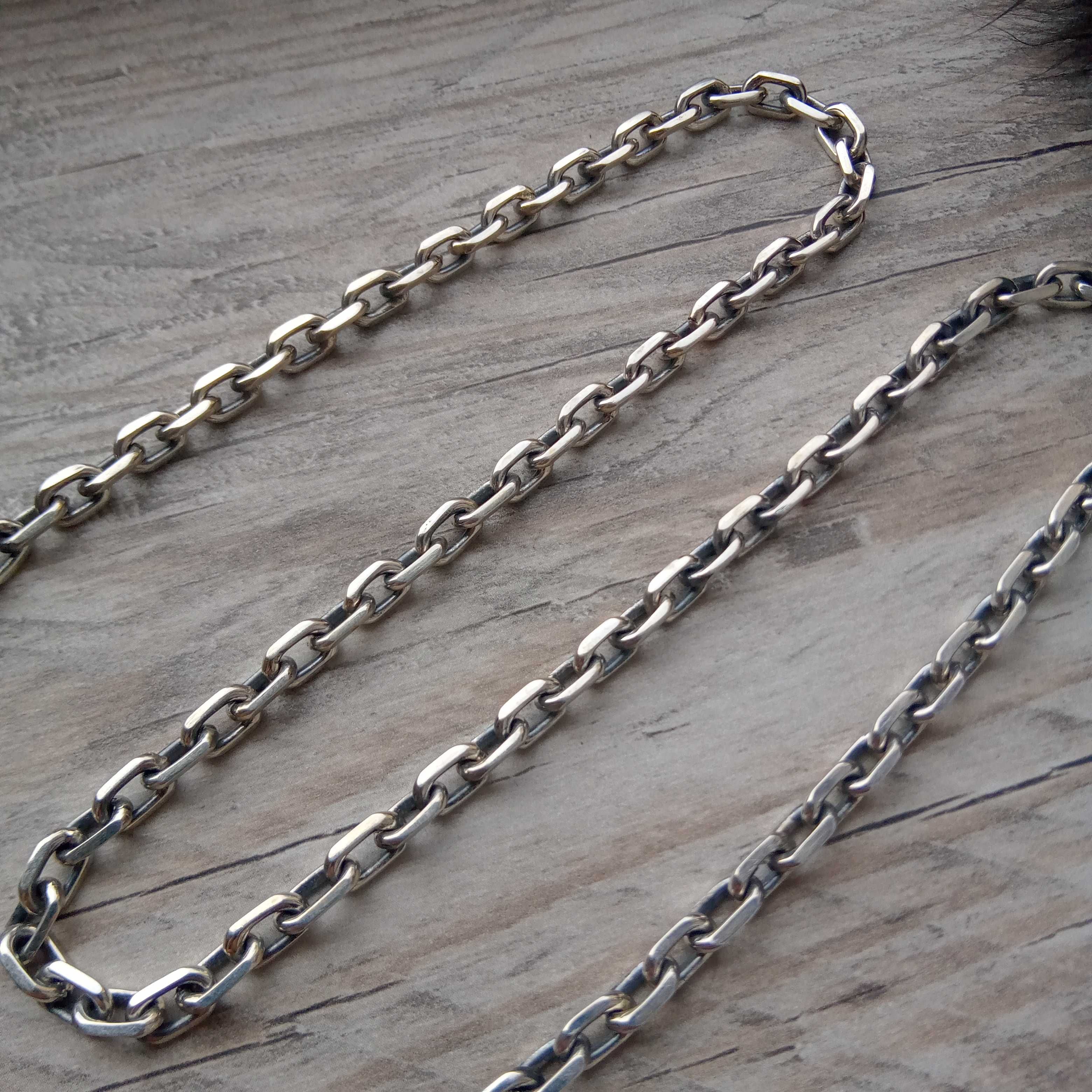 Серебряная цепочка якір Срібний ланцюжок срібло 65 см