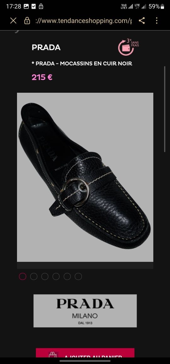 Мокасини PRADA р 42-43 Італія Оригінал! Лофери топсайдери