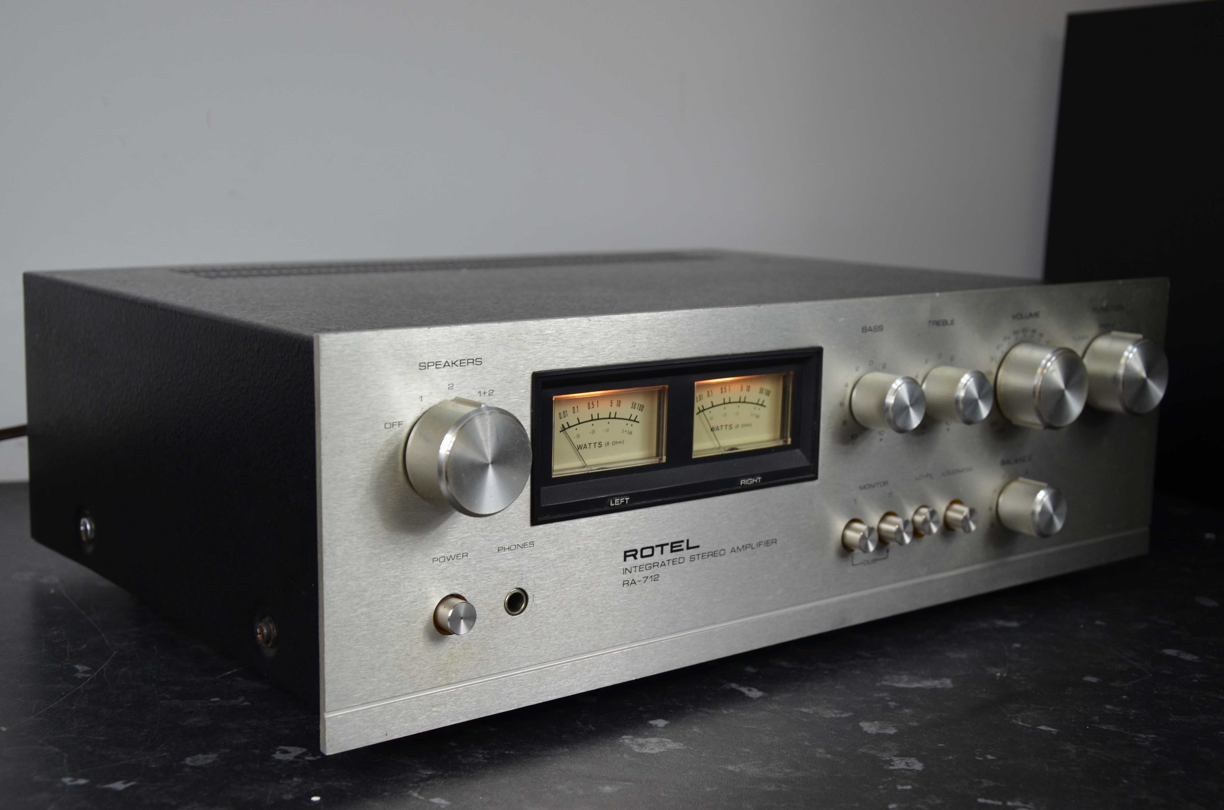 Wzmacniacz ROTEL RA-712 Stereo rarytas vintage