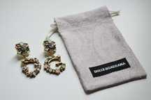 Роскошные серьги цветы DG Dolce & Gabbana
